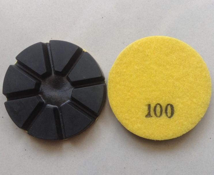 Wholesale 8 Pie Dry Hybrid Concrete Polishing Pads from china suppliers