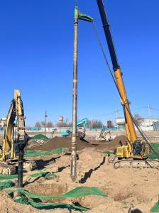 Wholesale Vibro Compaction Dry Method Construction Hydraulic Vibroflot Equipment To Excavator from china suppliers