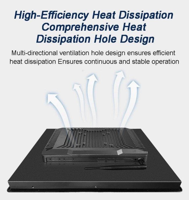 Embedded IP65 Waterproof 12.1 Inch I5 8+128g 1280*800 Rear-mount industrial touch All in One panel PCs