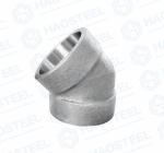 DN6 Stainless Steel Threaded Forged Socket Elbow Sch5 201 Grade