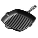 Flat Bottom Stovetop Grill Pan Cast Iron Non Stick Frying Pans For Cooking