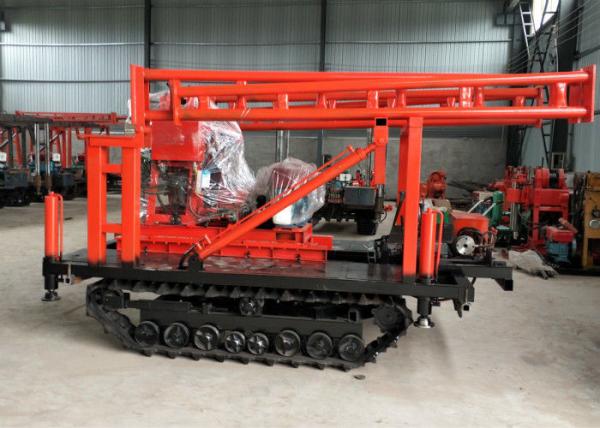 Professional Water Well Drilling Rig 380V 200m Depth With S1105 18HP Diesle