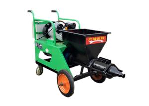 Wholesale Hydraulic ISO9001 Plaster Mixer Machine Movable Plunger Green from china suppliers