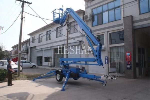 Hered 20m Trailer Telescopic Articulated Cherry Picker Spider Lift Towable