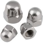 Carbon Steel Black Zinc Plating Ball Head Copper Cap Nut for Heavy-Duty