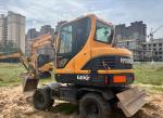 Good Condition 6 Ton Used Excavator Hyundai Wheel Excavator 60VS On Sale