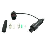 100m-150m Fiber Optic Drop Cable Reduce Welding With Mini SC Waterproof