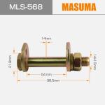Bolt for LEXUS IS300 JCR10L MLS-568 MASUMA Steel 90170-14012 48198-50011 48198