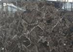 Dark Emperador Natural Stone Slabs For Floor / Toilet / Wall / Table Decor