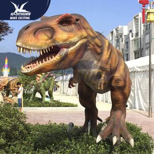 Wholesale Big Infrared Sensor Outdoor Dinosaur With Eyes Blink Forepaws Moving from china suppliers