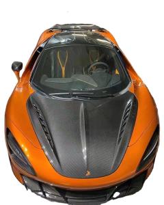 Wholesale For McLaren 720S Carbon Fiber Hood 720S Upgraded Top-style Carbon Fiber Hood Engine Cover from china suppliers