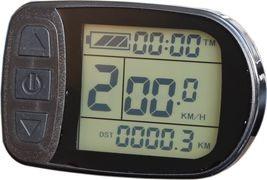 1.8m Cable Electric Bike LCD Display Speed Limit Control With Night Viewing