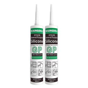 Wholesale Water Resistant Adhesive Clear Silicone Sealant GP RTV Glass Acidity Sealant from china suppliers