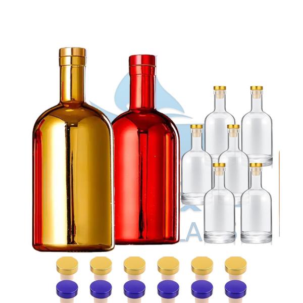 Base Material Super Flint Glass 100ml 375ml 500ml 750ml 200ml Glass Bottle with