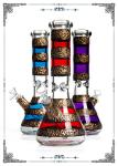 Copper Art Vidrio De Borosilicato Glass Beaker Bongs 50x7mm Glass Tube