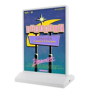 Wholesale Double-Sided Rechargeable Magnetic Suction A4 Advertising Light Box Display Stand from china suppliers
