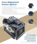 FST-83A Optical Fiber Fusion Machine 6 Motor Splicing Time 6 To 12S Length 20mm