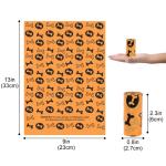 Environmentally Friendly Dog Poop Waste Bags with Dispenser and Leash Tie