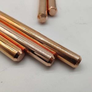 Wholesale 3m 25mm Copper Earth Stakes For Generator Outbuilding Solid Copper Earthing Rod from china suppliers