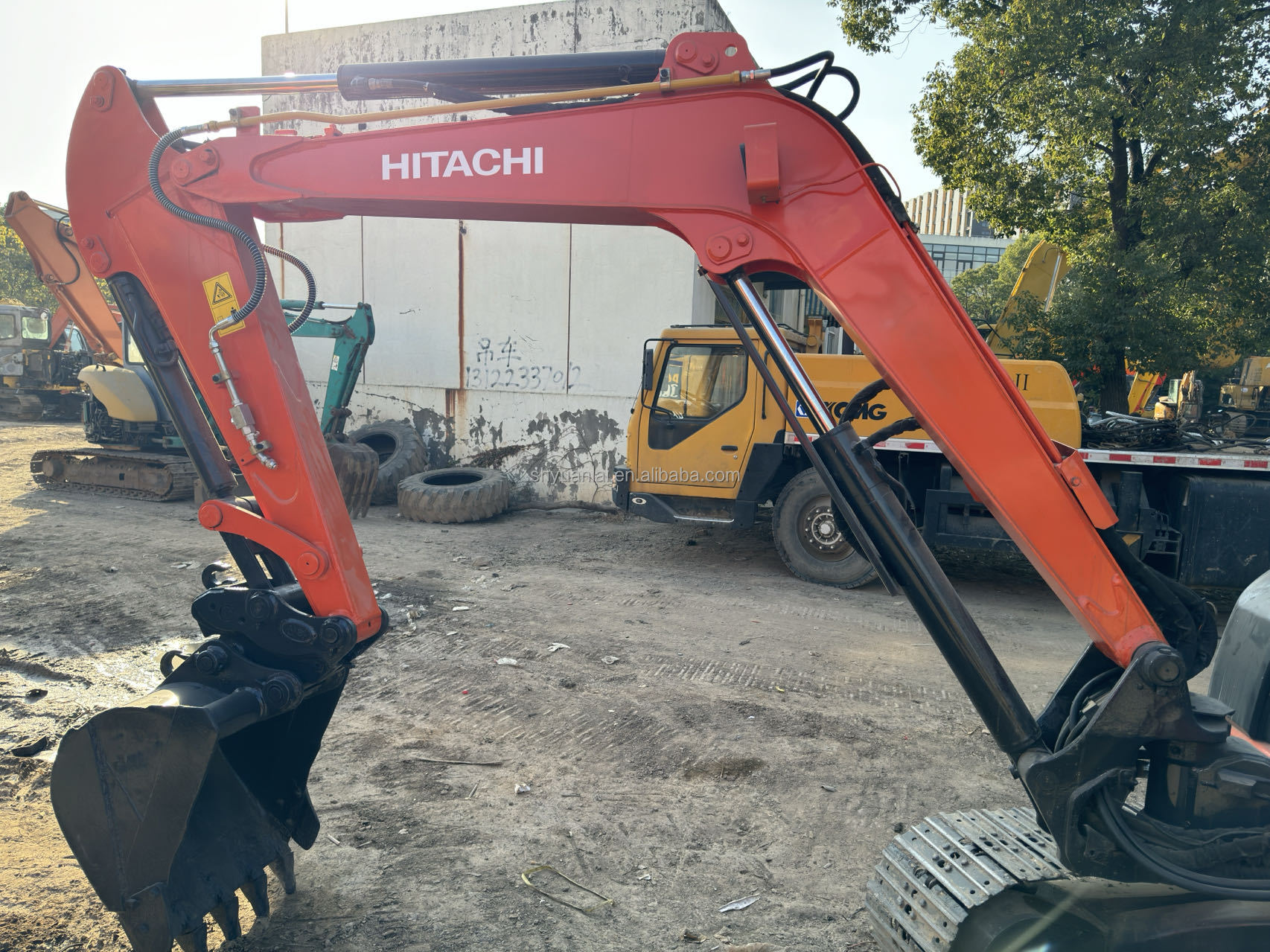 Original Second-hand Hitachi ZX50U Hydraulic Crawler 5ton Excavator with ISUZU Engine