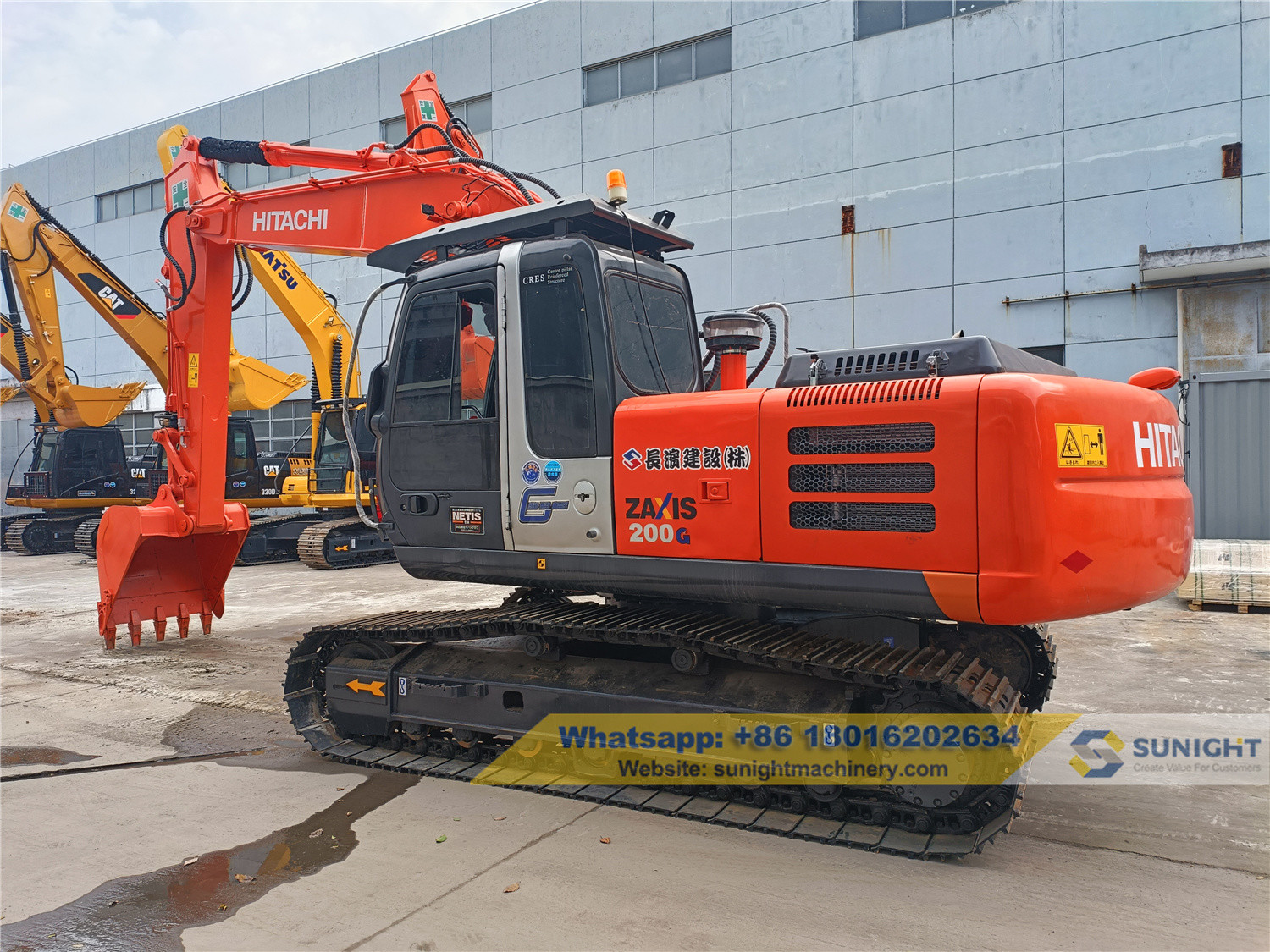 Mining Mini Used Hitachi Excavator With Original Hitachi Paint