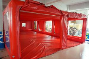 Wholesale Tube Structure Red Tarpaulin Inflatable Showcase Car Cover from china suppliers