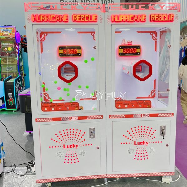 Factory Direct Sales Rescue Catch Money Bills Skill Full Game Ticket Redemption Prize Arcade Game Machine