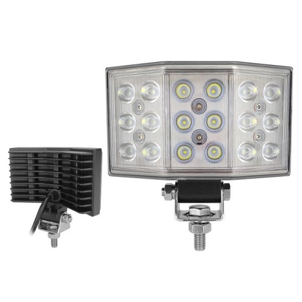 240 Degrees Wide Angle Forklift Light 54W Auxiliary Headlights LED Work Light