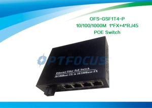 Wholesale 1FX + 4UTP 5 Port Gigabit Poe Switch Single Mode1310nm 20KM SC DF SM 10/100M UTP from china suppliers