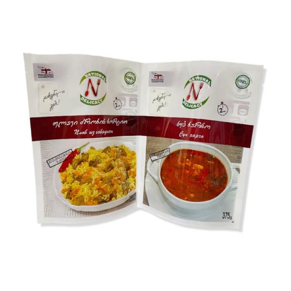 Stand Up Pouch High Temperature Retort Pouch Well Stand 121-135 Degree