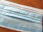 Anti Virus Medical Grade Face Mask CE Non Woven 3 Layers Sterility Green