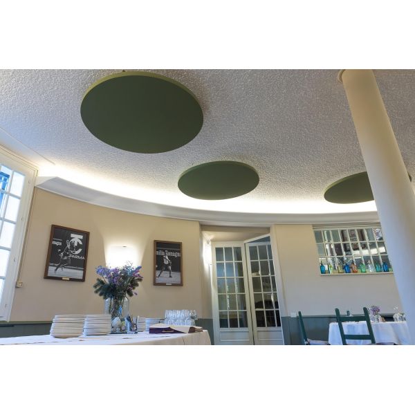Seameless Ceiling Tiles Circle shape microperforated acoustic panel sound absorption board