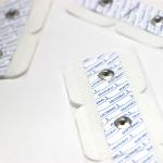 Disposable Medical ECG Monitoring Electrodes Dual Tube For Hospital