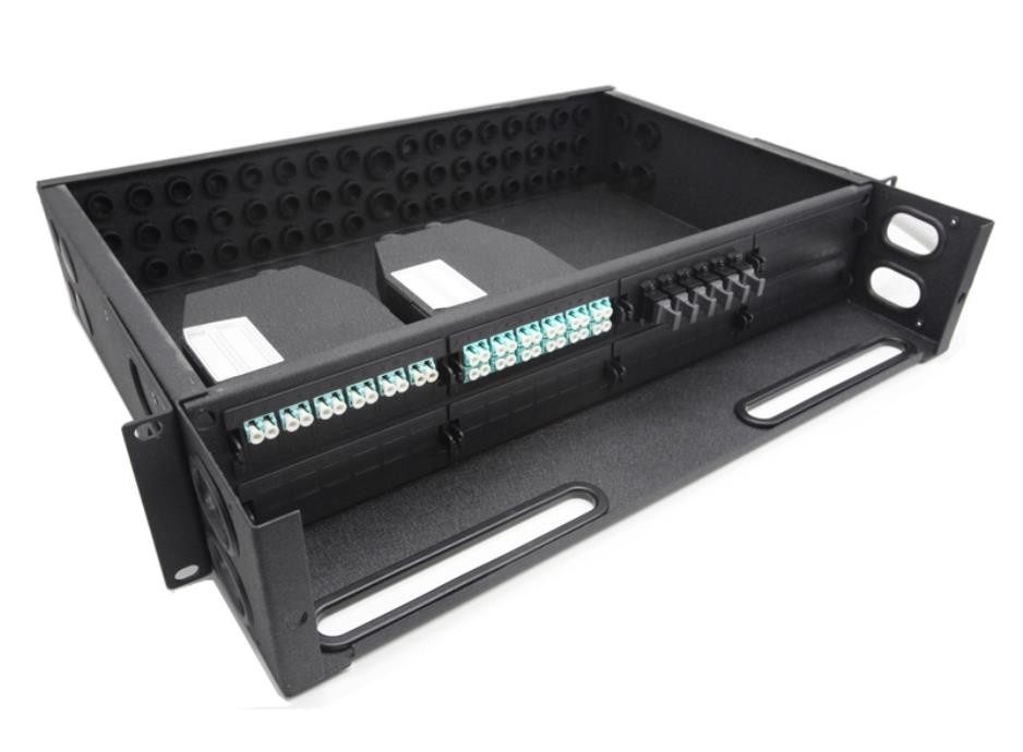 Duplex LC MPO/MTP Fiber Patch Panels 19 Inch 1U/2U/4U Data Center High Density