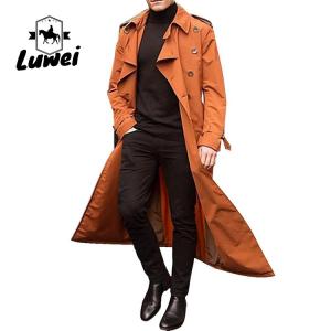 Wholesale Hot Sale Plus Size Overcoat Casual Slim Fit Men's Utility Long Windbreaker Chaquetas De Hombre Men Coat Jacket from china suppliers