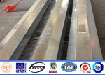 9m-13m Electric Steel Tubular Pole With Hot Dip Galvanization For Africa Market