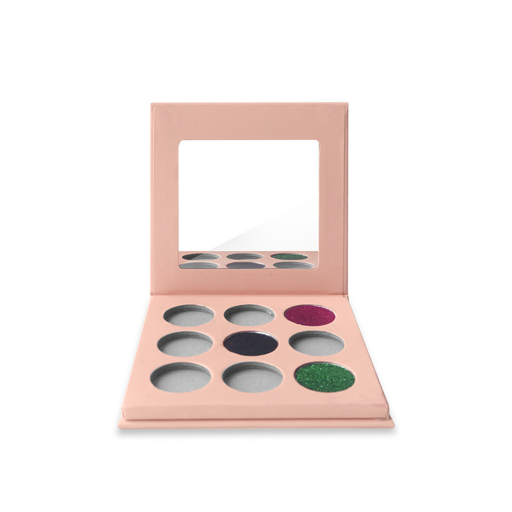 CMYK printing Blank Eyeshadow Palette OEM Empty Eyeshadow Compact