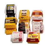 Wholesale Custom Eco-Friendly Burger Box for Fast Food Takeaway
