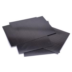 Wholesale High Strength Full 100% 3K Carbon Fiber Plain Weave Glossy Or Matte Sheet from china suppliers