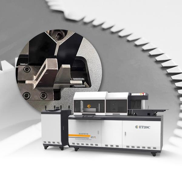 EJON ET20C V Cut Flange Aluminum Coil CNC 3D Bending Letter Machine for Channel