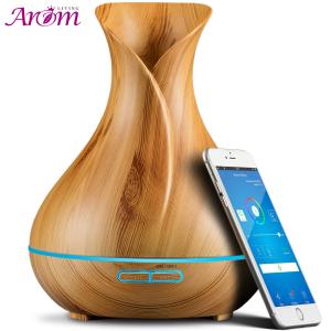 Wholesale Smart Wi-Fi Aromatherapy Air Humidifier App Control Wood Essential Oil Aroma Diffuser from china suppliers
