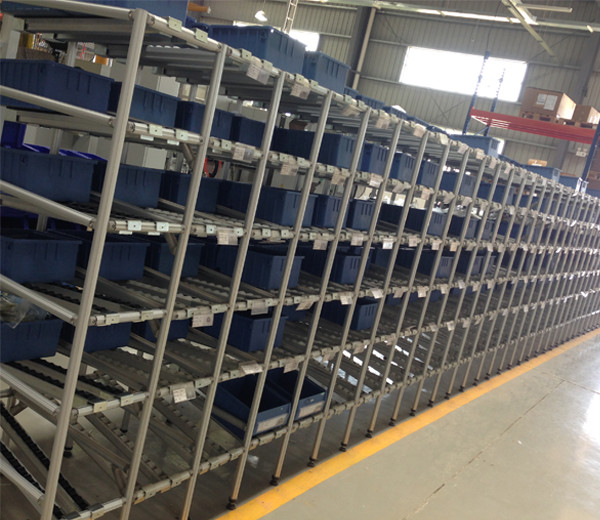 Custom 40MM Iron Steel Frame Sliding Roller Track in Flow Pipe Racking