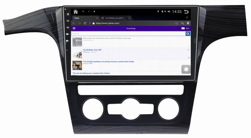 Ouchuangbo HD 1024*600 car dvd video 10.1 inch android 4.4 for Volkswagen Passat with pure android 4.4 gps navigation