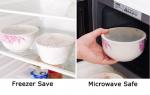 4 Pack BPA Free Eco-friendly Silicone Food Magic Wrap Stretch Film