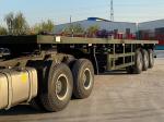 60 Ton Flatbed Semi Truck Container Trailer 40 FT 20 FT 3 Axles