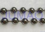Lead Free Metal Curtains Hanging Beads , Nickle Coated Metal Bead Chain Curtain