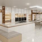 European Style Kitchen Units Set Furniture Cabinet for Modern Kitchen Renovation