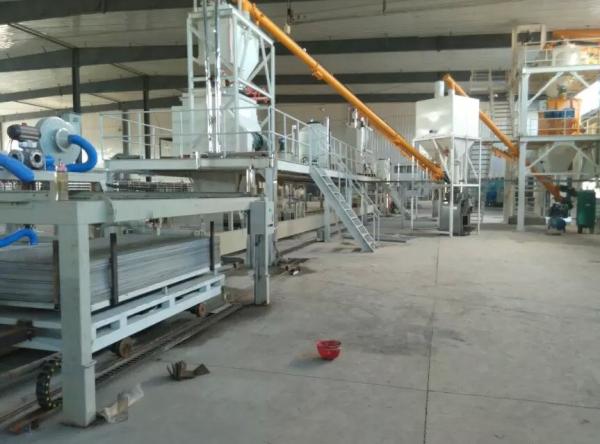 CE Wall Panel Equipment , 2 - 24mm Thickness Magnesium Oxide Board Production