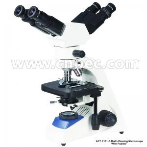 Wholesale 40x - 1000X Teaching Multi Viewing Microscope 2 Position With Coaxial Coarse A17.1101 from china suppliers