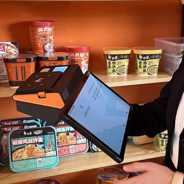 Android 13 Payment Terminal 4G Mobile POS Machine With 6400mAh Battery